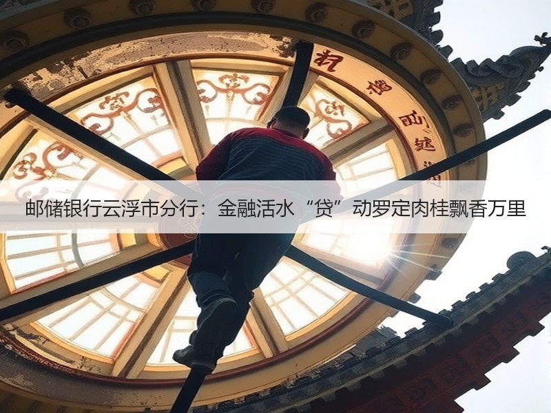 邮储银行云浮市分行：金融活水“贷”动罗定肉桂飘香万里