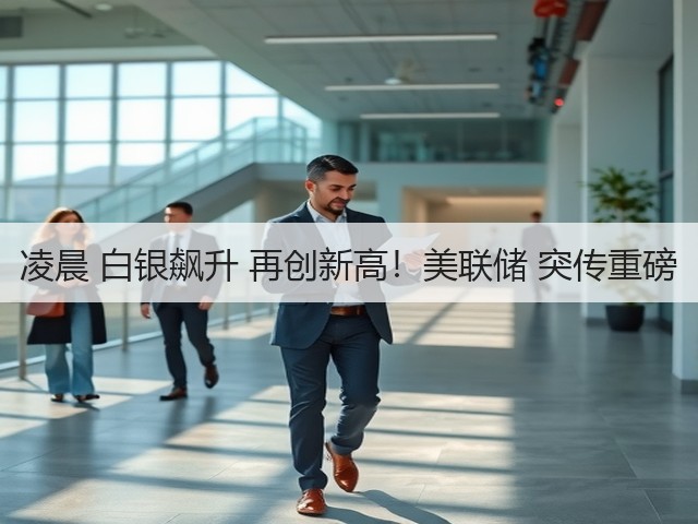 凌晨 白银飙升 再创新高！美联储 突传重磅(图3)