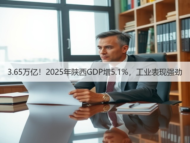 3.65万亿!2025年陕西GDP增5.1%,工业表现强劲(图3) 3.65万亿!2025年陕西GDP增5.1%,工业表现强劲(图3)