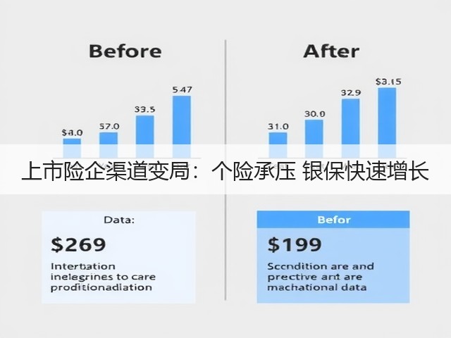 上市险企渠道变局：个险承压 银保快速增长(图1)