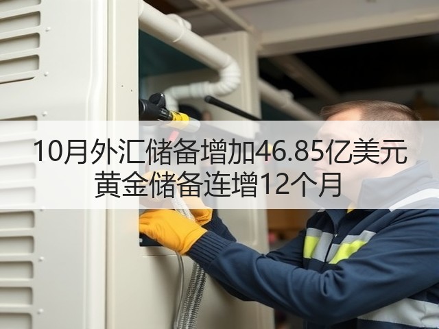 10月外汇储备增加46.85亿美元 黄金储备连增12个月(图2) 10月外汇储备增加46.85亿美元 黄金储备连增12个月(图2)