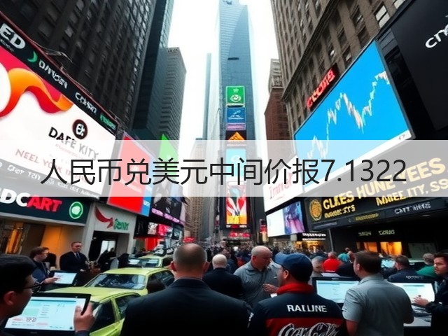 人民币兑美元中间价报7.1322(图2)