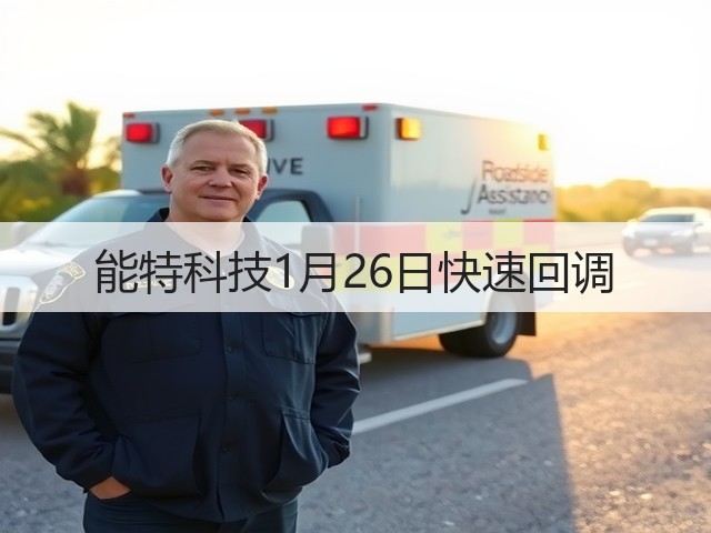 能特科技1月26日快速回调(图2) 能特科技1月26日快速回调(图2)