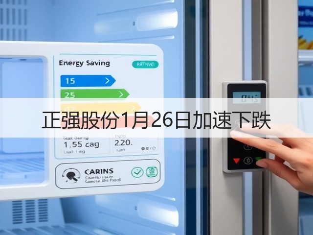 正强股份1月26日加速下跌(图2) 正强股份1月26日加速下跌(图2)