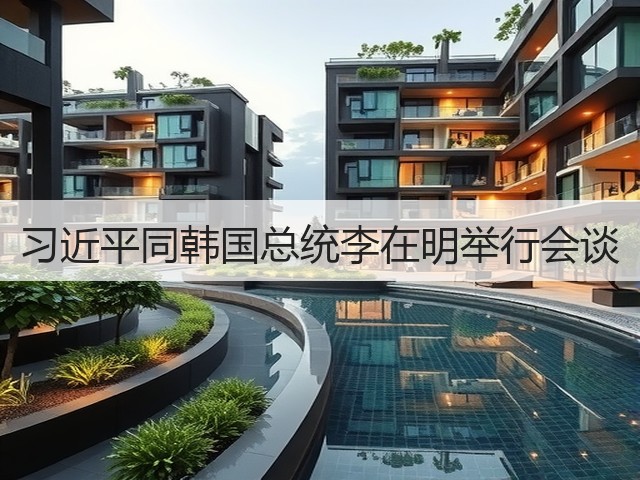 习近平同韩国总统李在明举行会谈(图2) 习近平同韩国总统李在明举行会谈(图2)