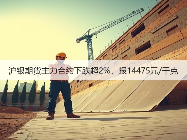 沪银期货主力合约下跌超2%，报14475元/千克(图1)