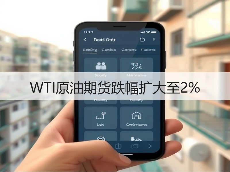 WTI原油期货跌幅扩大至2%