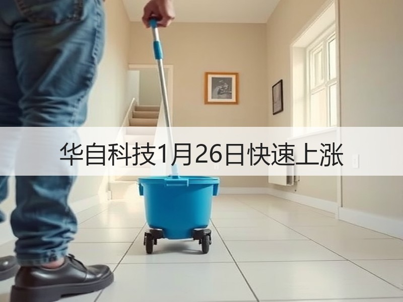 华自科技1月26日快速上涨