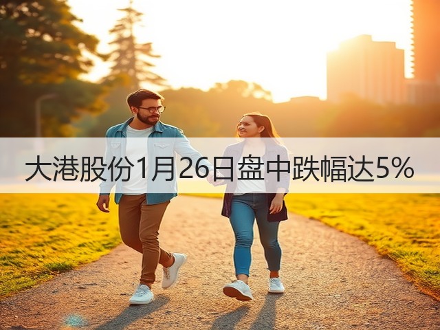 大港股份1月26日盘中跌幅达5%(图1)