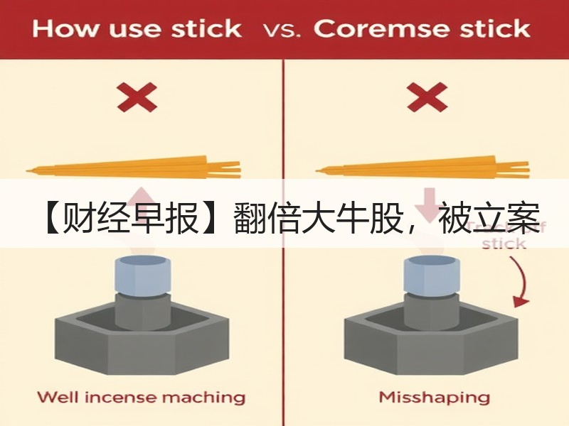 【财经早报】翻倍大牛股，被立案