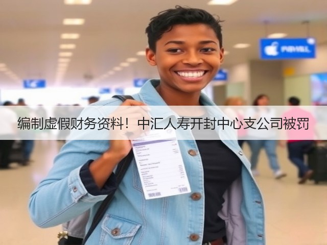 编制虚假财务资料!中汇人寿开封中心支公司被罚(图1) 编制虚假财务资料!中汇人寿开封中心支公司被罚(图1)