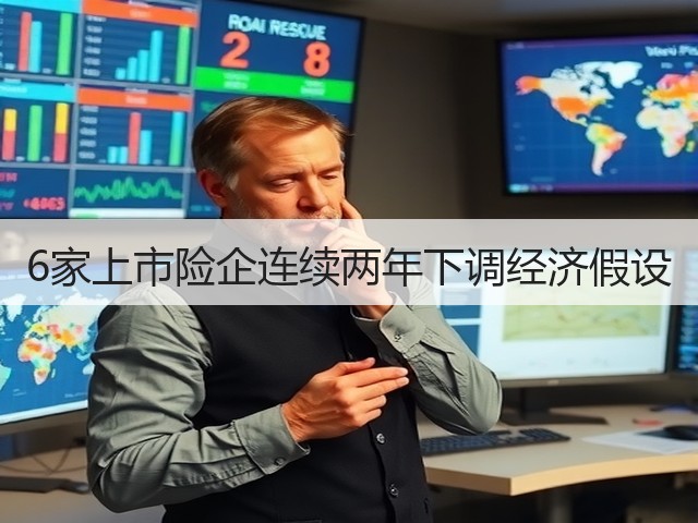 6家上市险企连续两年下调经济假设(图1) 6家上市险企连续两年下调经济假设(图1)
