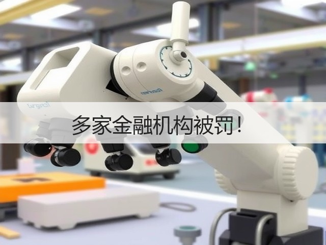 多家金融机构被罚!(图1) 多家金融机构被罚!(图1)