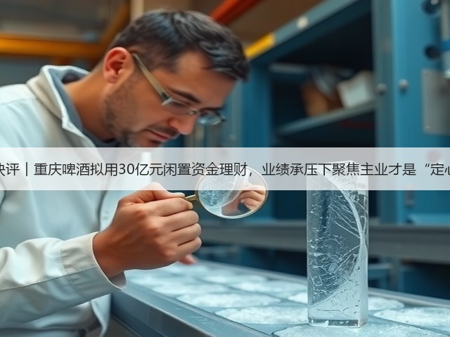 公司快评︱重庆啤酒拟用30亿元闲置资金理财,业绩承压下聚焦主业才是“定心丸”(图2) 公司快评︱重庆啤酒拟用30亿元闲置资金理财,业绩承压下聚焦主业才是“定心丸”(图2)