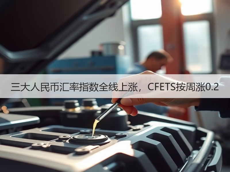 三大人民币汇率指数全线上涨，CFETS按周涨0.2