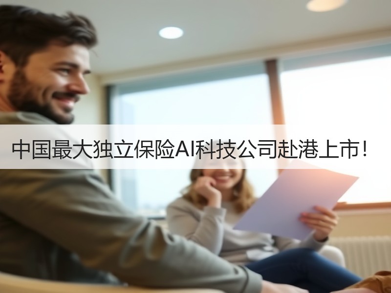 中国最大独立保险AI科技公司赴港上市！