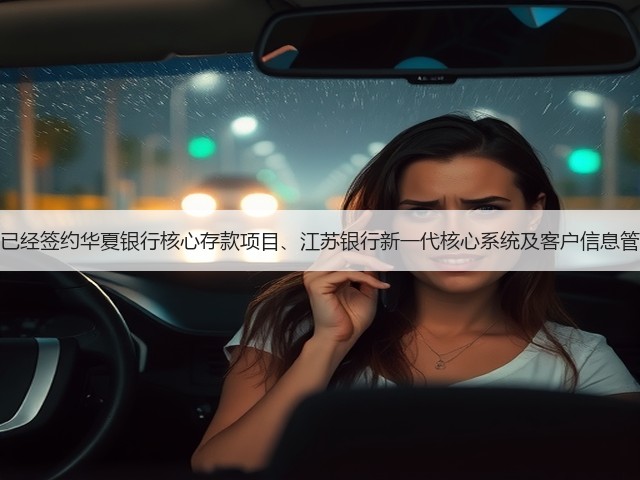神州信息:本年度已经签约华夏银行核心存款项目、江苏银行新一代核心系统及客户信息管理系统建设项目等(图1) 神州信息:本年度已经签约华夏银行核心存款项目、江苏银行新一代核心系统及客户信息管理系统建设项目等(图1)