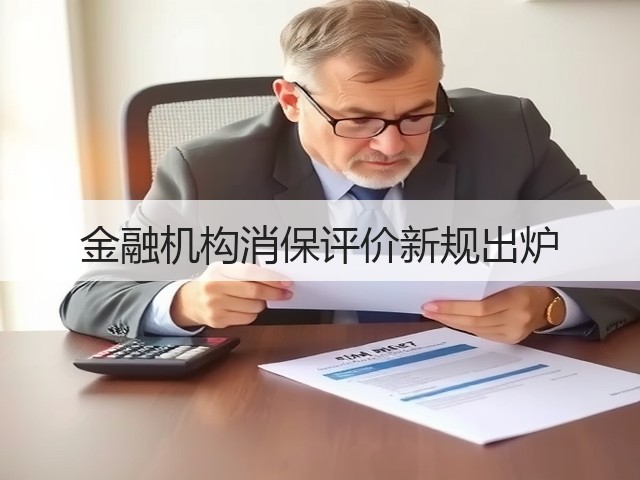 金融机构消保评价新规出炉(图1) 金融机构消保评价新规出炉(图1)