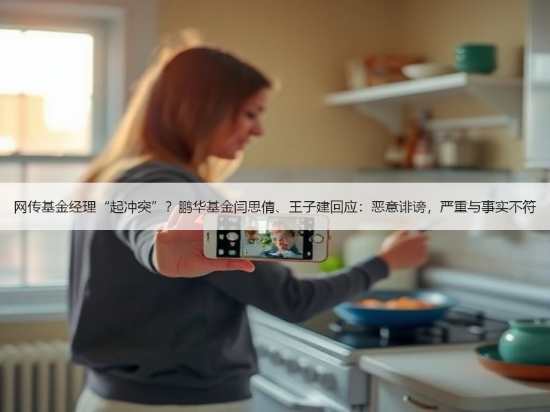 网传基金经理“起冲突”？鹏华基金闫思倩、王子建回应：恶意诽谤，严重与事实不符