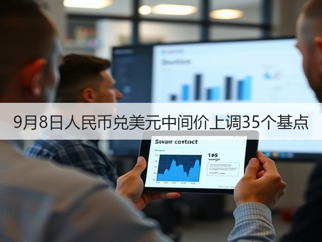 9月8日人民币兑美元中间价上调35个基点(图2)