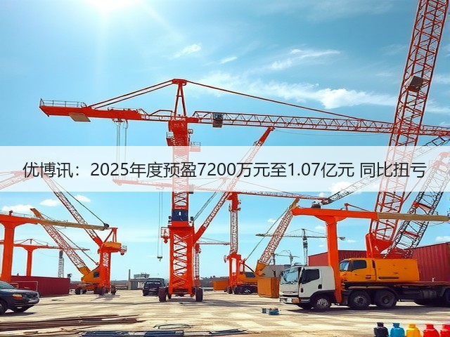 优博讯:2025年度预盈7200万元至1.07亿元 同比扭亏(图1) 优博讯:2025年度预盈7200万元至1.07亿元 同比扭亏(图1)