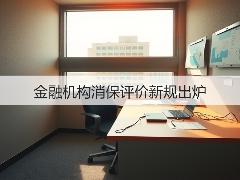 金融机构消保评价新规出炉