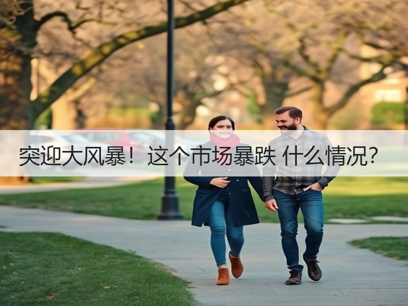 突迎大风暴！这个市场暴跌 什么情况？