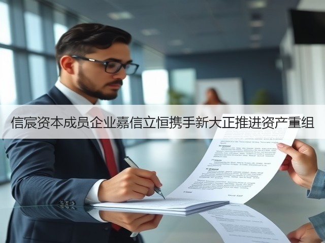 信宸资本成员企业嘉信立恒携手新大正推进资产重组(图3) 信宸资本成员企业嘉信立恒携手新大正推进资产重组(图3)