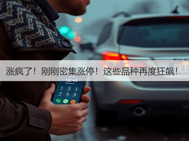 涨疯了！刚刚密集涨停！这些品种再度狂飙！(图1)