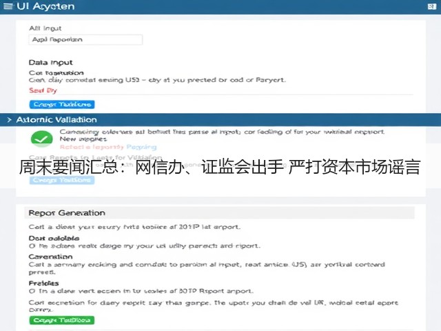 周末要闻汇总:网信办、证监会出手 严打资本市场谣言(图2) 周末要闻汇总:网信办、证监会出手 严打资本市场谣言(图2)