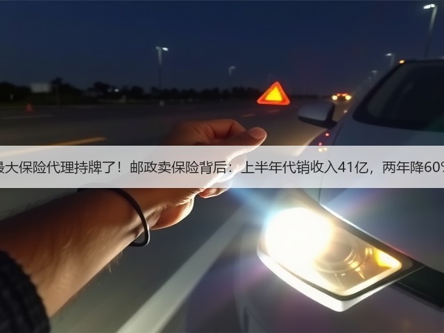 最大保险代理持牌了！邮政卖保险背后：上半年代销收入41亿，两年降60%(图2)