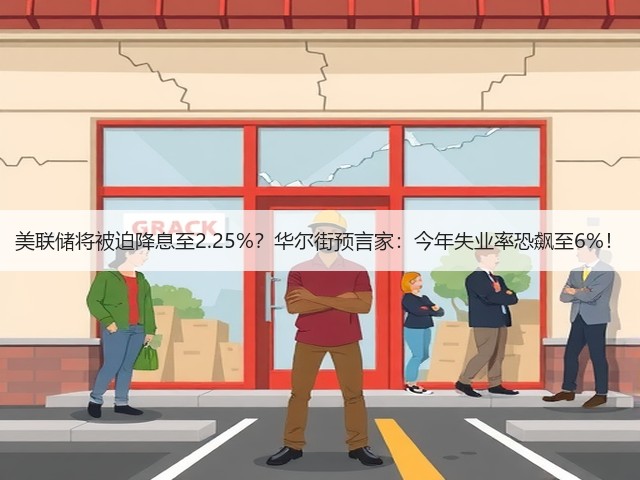 美联储将被迫降息至2.25%?华尔街预言家:今年失业率恐飙至6%!(图2) 美联储将被迫降息至2.25%?华尔街预言家:今年失业率恐飙至6%!(图2)