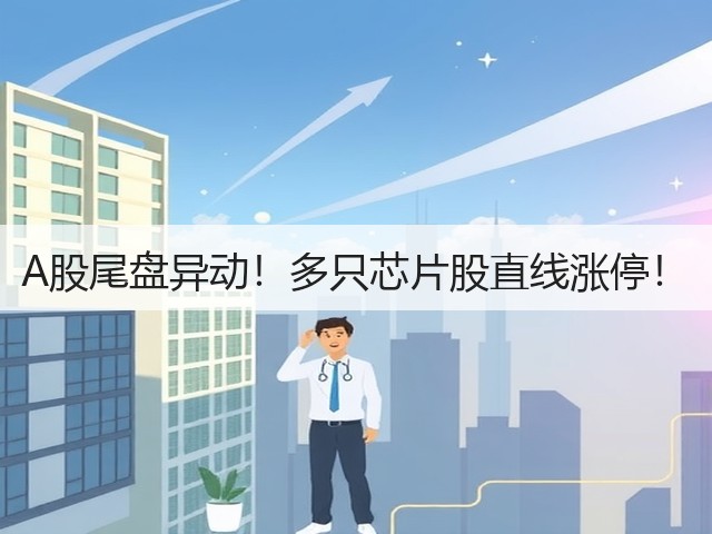 A股尾盘异动!多只芯片股直线涨停!(图2) A股尾盘异动!多只芯片股直线涨停!(图2)