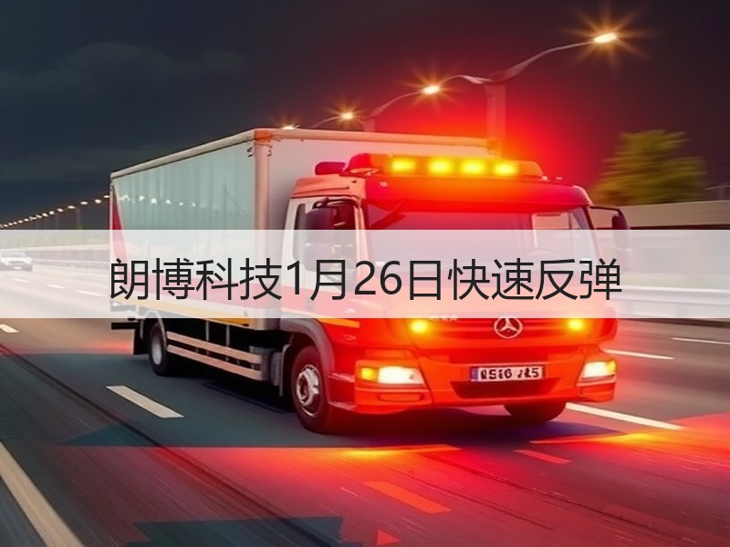 朗博科技1月26日快速反弹