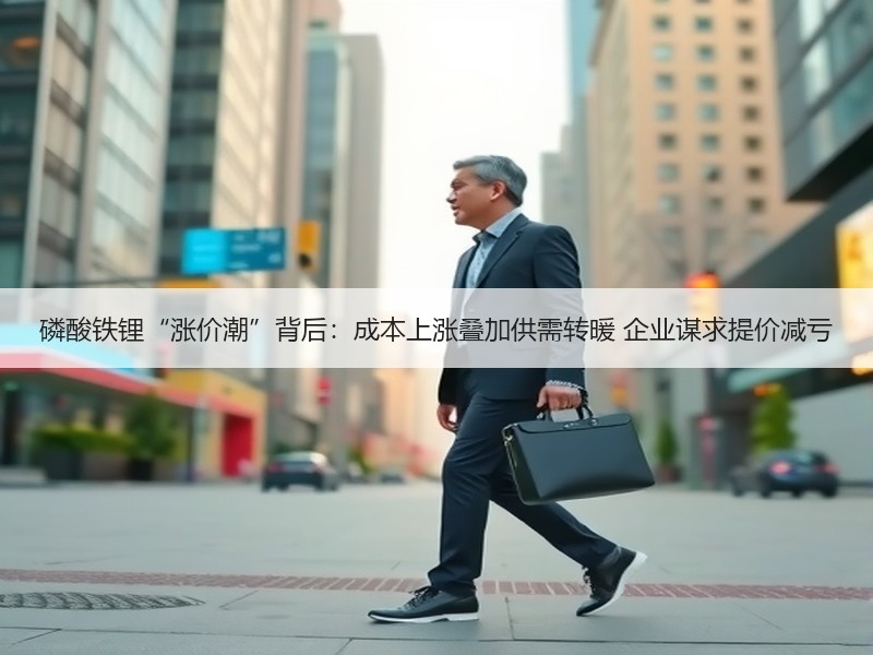 磷酸铁锂“涨价潮”背后：成本上涨叠加供需转暖 企业谋求提价减亏