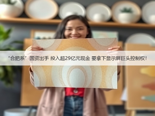 “合肥系”国资出手 投入超29亿元现金 要拿下显示屏巨头控制权!(图3) “合肥系”国资出手 投入超29亿元现金 要拿下显示屏巨头控制权!(图3)