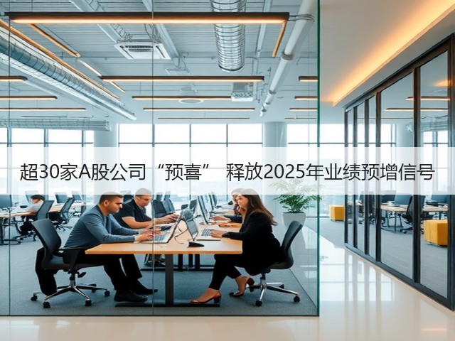 超30家A股公司“预喜” 释放2025年业绩预增信号(图3) 超30家A股公司“预喜” 释放2025年业绩预增信号(图3)