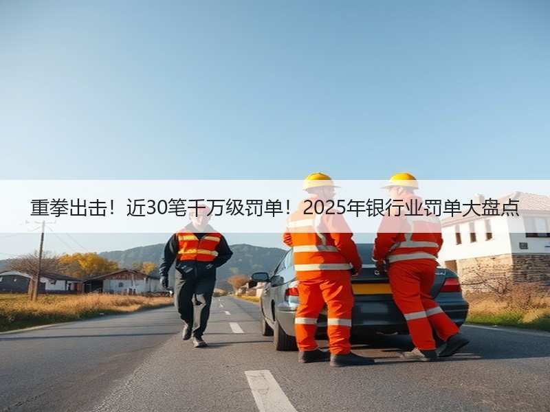 重拳出击！近30笔千万级罚单！2025年银行业罚单大盘点