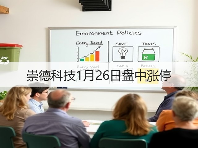 崇德科技1月26日盘中涨停(图2) 崇德科技1月26日盘中涨停(图2)