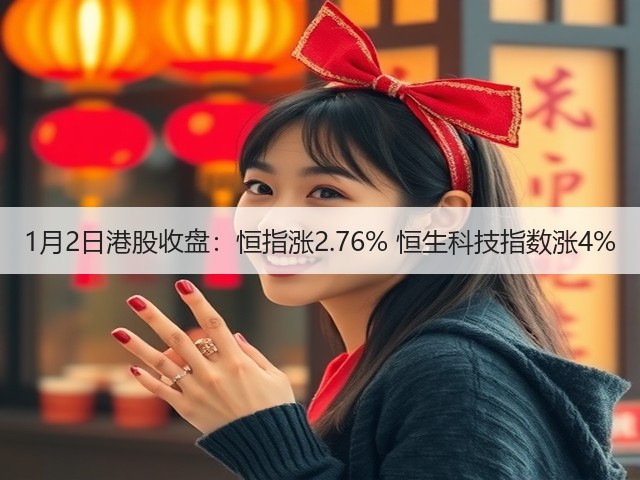 1月2日港股收盘：恒指涨2.76% 恒生科技指数涨4%(图1)