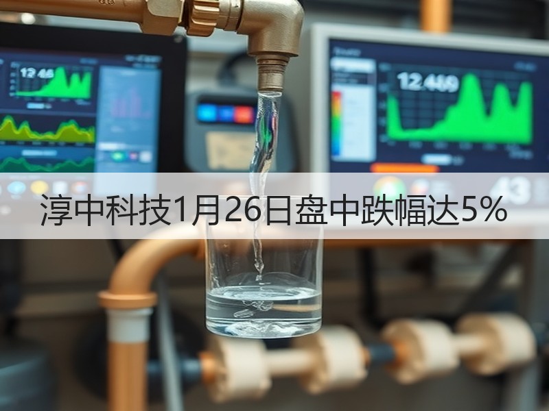 淳中科技1月26日盘中跌幅达5%