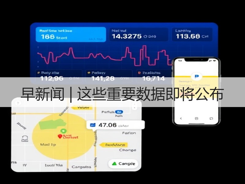 早新闻 | 这些重要数据即将公布