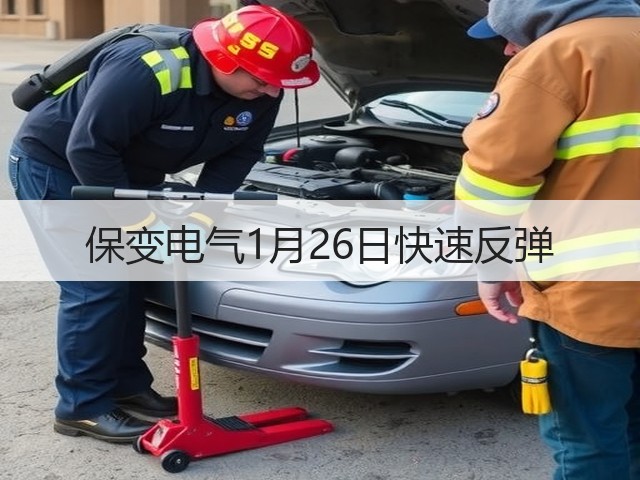 保变电气1月26日快速反弹(图2)