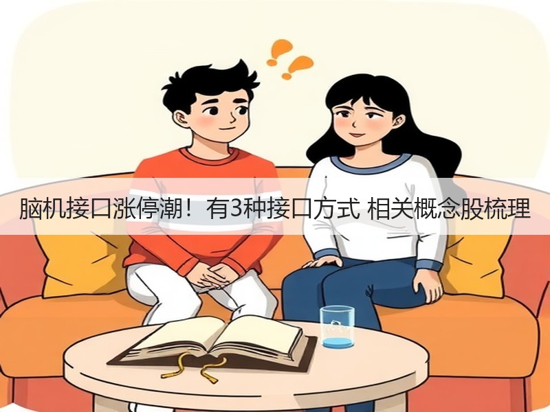 脑机接口涨停潮！有3种接口方式 相关概念股梳理