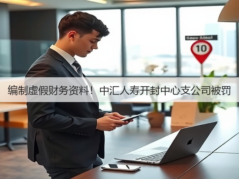 编制虚假财务资料！中汇人寿开封中心支公司被罚