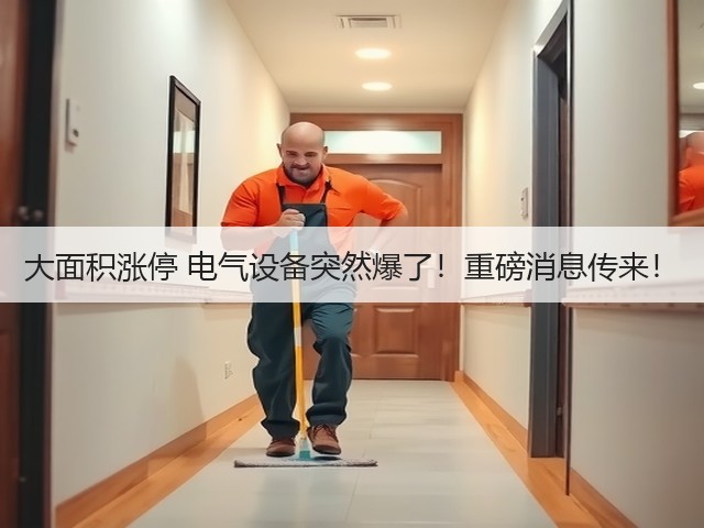 大面积涨停 电气设备突然爆了!重磅消息传来!(图2) 大面积涨停 电气设备突然爆了!重磅消息传来!(图2)