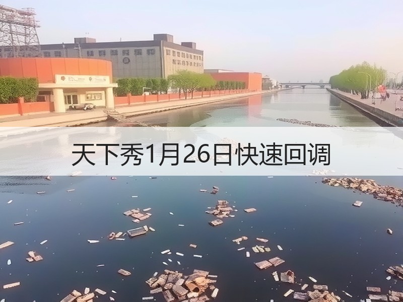 天下秀1月26日快速回调
