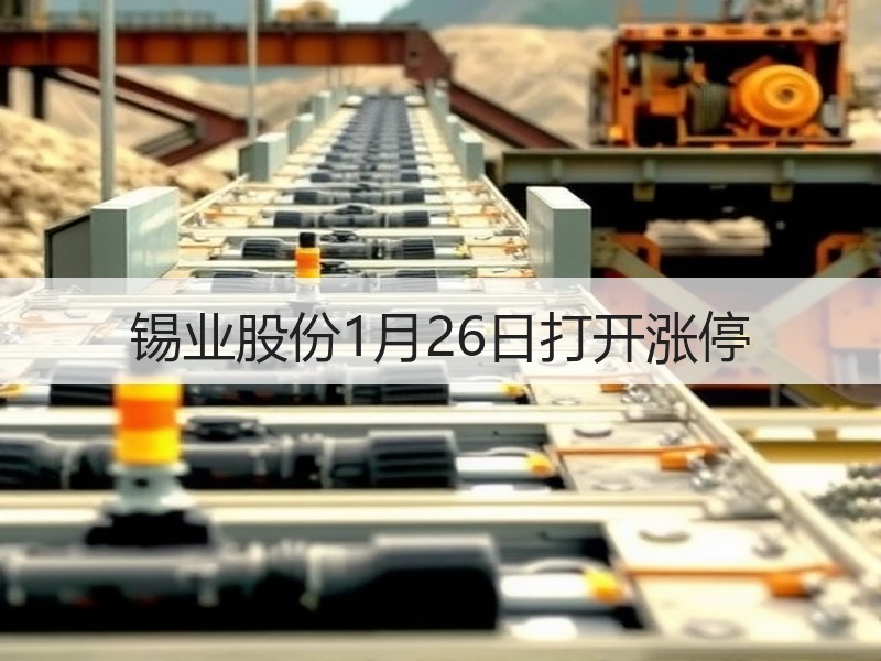 锡业股份1月26日打开涨停