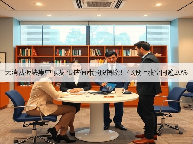 大消费板块集中爆发 低估值滞涨股揭晓！43股上涨空间逾20%(图2)