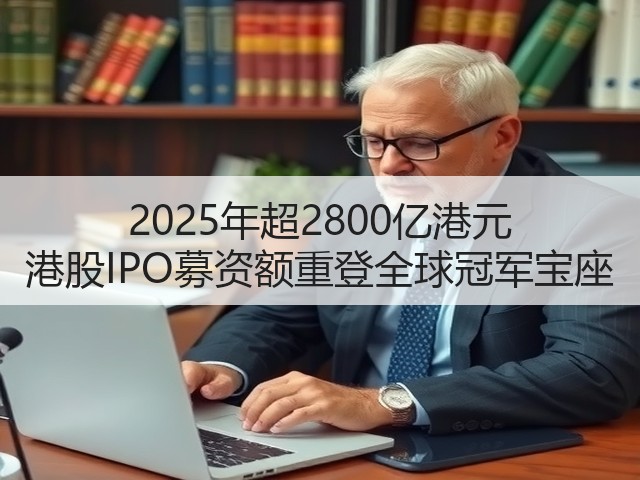 2025年超2800亿港元 港股IPO募资额重登全球冠军宝座(图3) 2025年超2800亿港元 港股IPO募资额重登全球冠军宝座(图3)